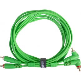 Аудиокабель UDG Set RCA Straight-RCA Angled Green 3m (U97005GR)